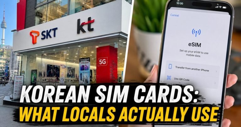 Korean SIM Cards Explained by a Local: eSIM, MVNO, and What Koreans Actually Use