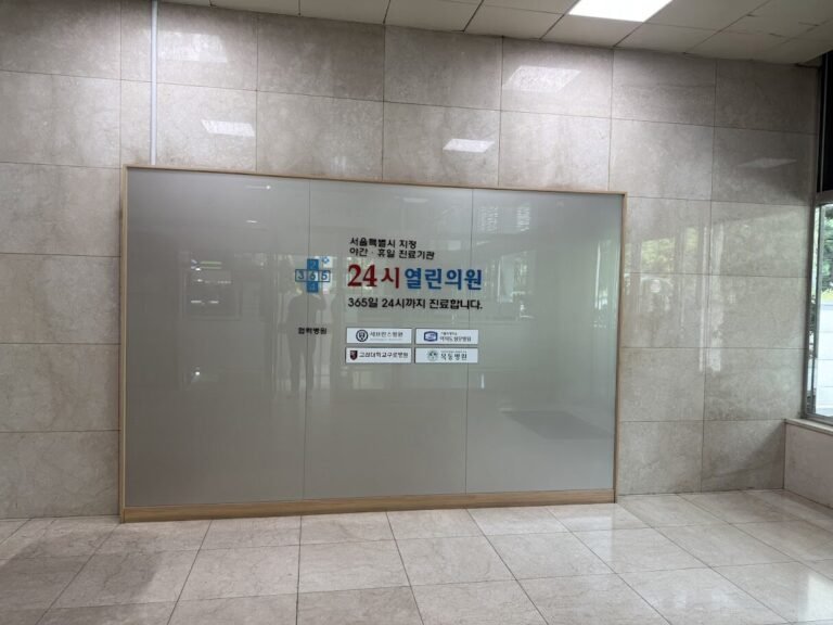 Where to Go When Your Child Is Sick at Night in Korea — After-Hours Clinics, 24-Hour Clinics, and ERs Explained